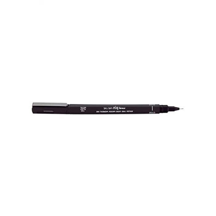 Siyah Akrilik Uçlu Kalem, 0.5 mm İnce Çizim İçin