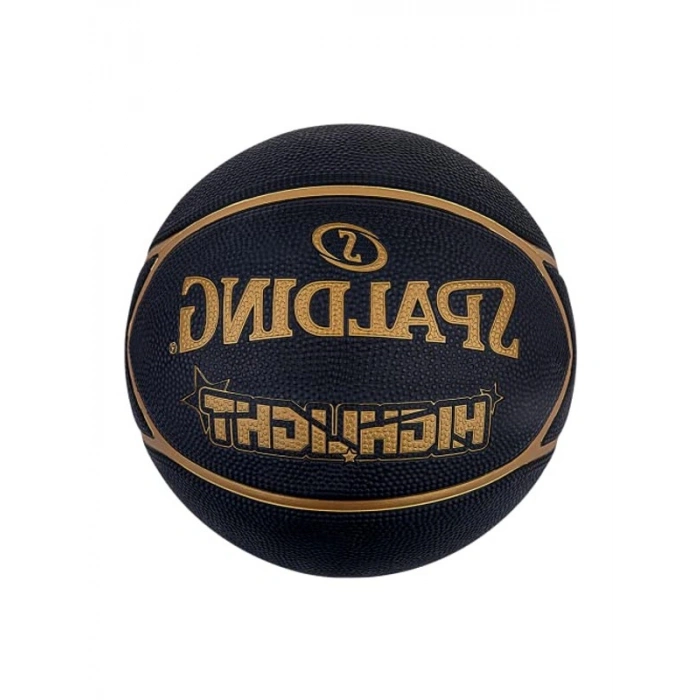Siyah/Altın Basketbol Topu, Yüksek Kalite ve Dayanıklı