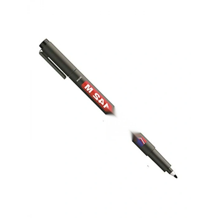 Siyah Asetat Kalemi - 1 mm Yuvarlak Uç