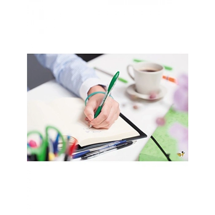 Siyah Basmalı Tükenmez Kalem (0.32 mm, 12 Adet)