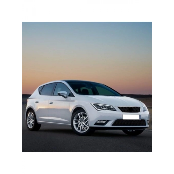 Siyah Bijon Kapağı Seti (5 Adet) - Seat Leon 3 ile Uyumlu (2013-2016)