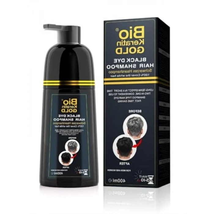 Siyah Boya Şampuanı, Beyaz Kapatıcı ve Hızlı Etki 400 ml