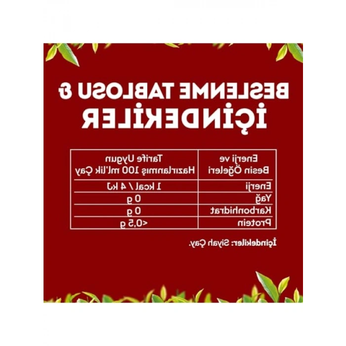 Siyah Çay - Demlik Süzen Poşet - 100lü Paket