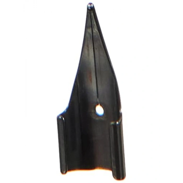 Siyah Çelik Dolma Kalem Ucu, F Modeli, 50li Paket