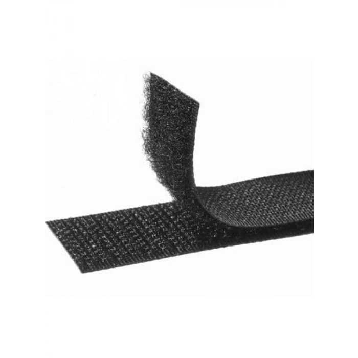 Siyah Cırt Cırt, 2 cm Genişlik, 1 Metre Uzunluk