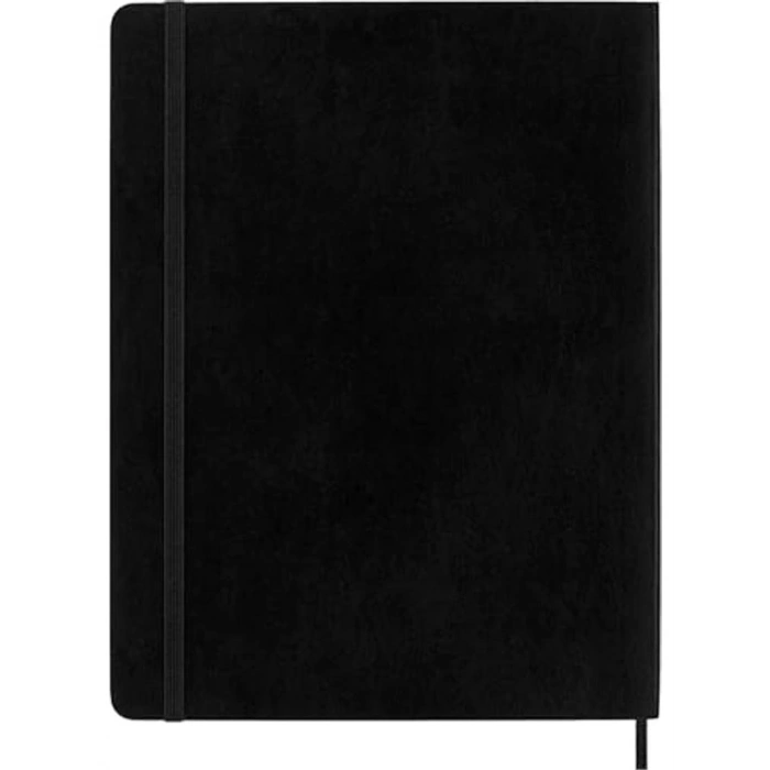 Siyah Çizgili Defter XL Boy, Yumuşak Kapak