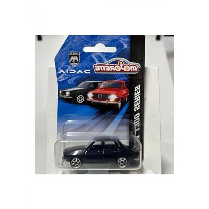 Siyah Dacia 1300 Model Araba - 1:64 Ölçekli Koleksiyon