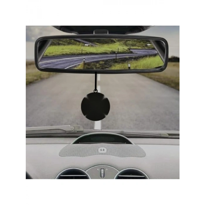 Siyah Daire Tasarımlı Araba Dikiz Aynası Süsü