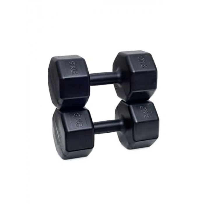 Siyah Dambıl Seti - 2 Adet X 8 kg