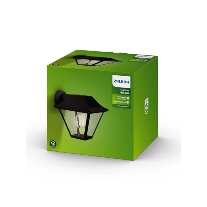 Siyah Dış Duvar Lambası, Bahçe Aydınlatması için Şık Tasarım