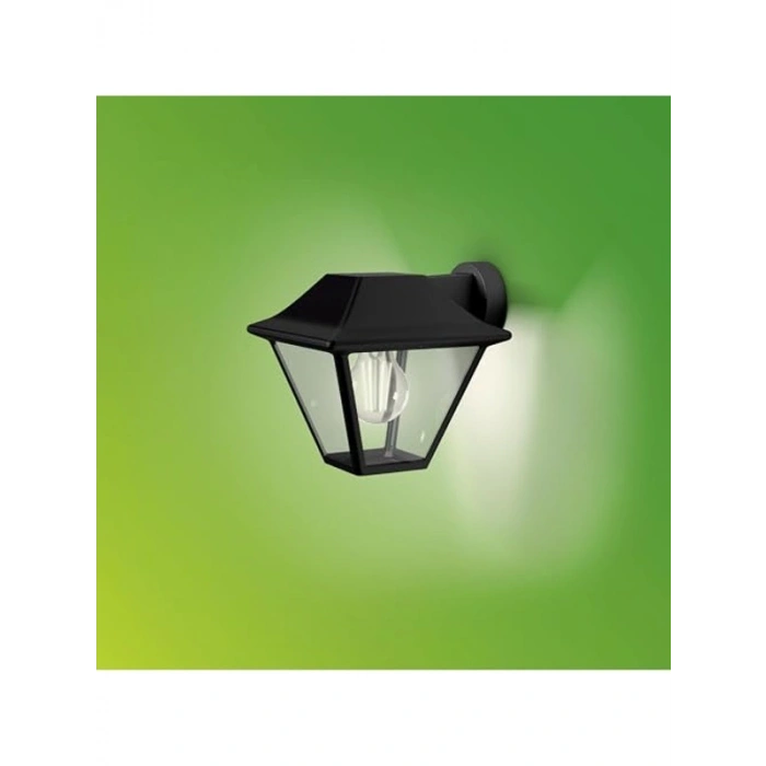 Siyah Dış Duvar Lambası, Bahçe Aydınlatması için Şık Tasarım