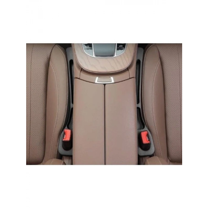 Siyah Düşme Engelleyici Araba Koltuk Organizeri, 2li Set