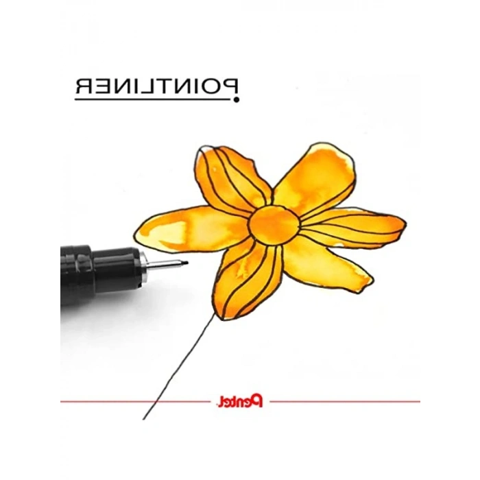 Siyah Fiber Uçlu Yazı Kalemi, 1.0 mm