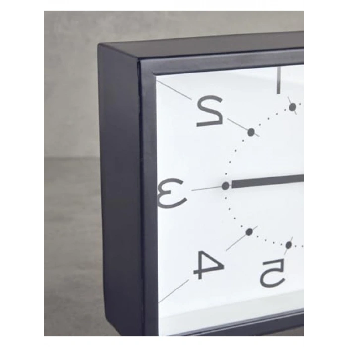 Siyah Flair Masa Saati - Modern ve Şık Tasarım