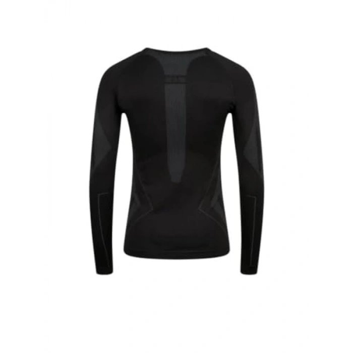 Siyah/Gri Renk Seamless Baselayer Üst - Yüksek Performans