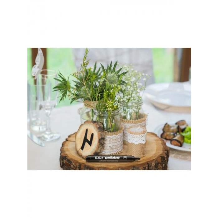 Siyah Kalıcı Markör - 1-5 mm Kesik Uç