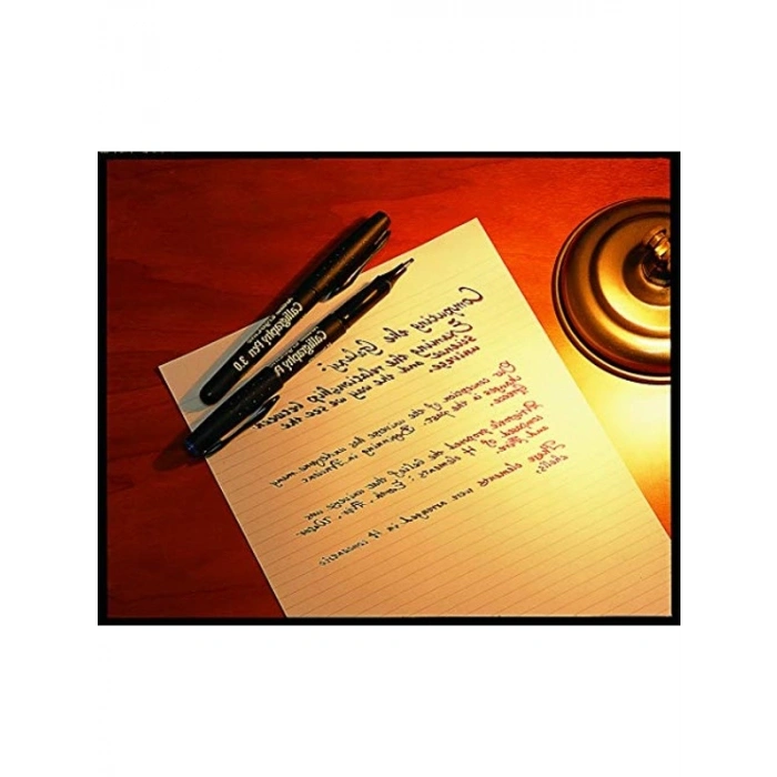 Siyah Kaligrafi Kalemi - 2.0 mm Uç, Yaratıcı Yazım