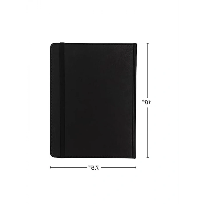 Siyah Kapaklı 240 Sayfalık Çizgili Defter, 7,5 x 10 İnç Boyut