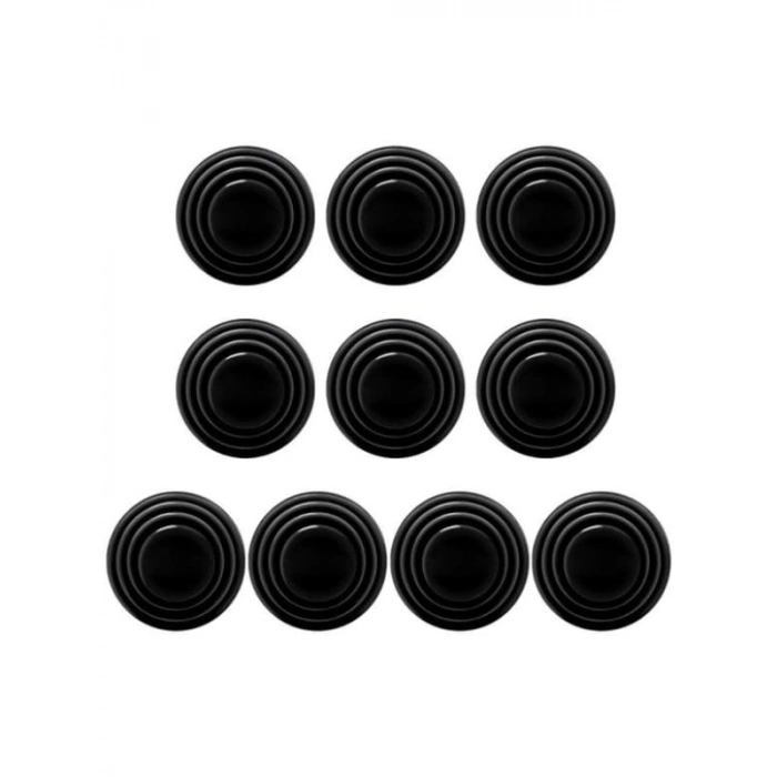 Siyah Kapı Ses ve Darbe Emici Pad - 10 Adet