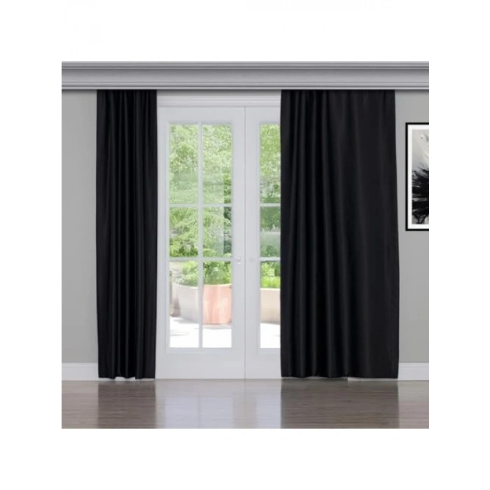 Siyah Karartma Fon Perde - 300 x 260 cm