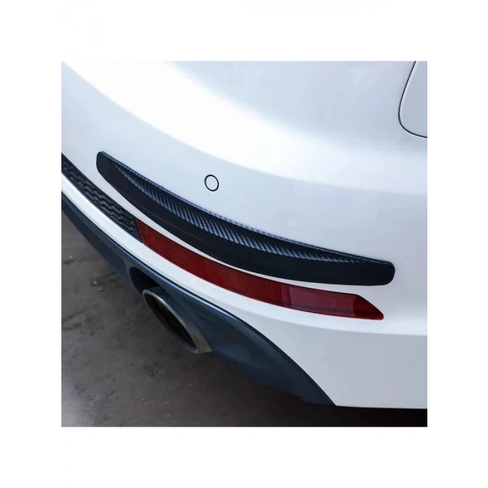 Siyah Karbon Desenli 40 cm Araba Tampon Koruyucu