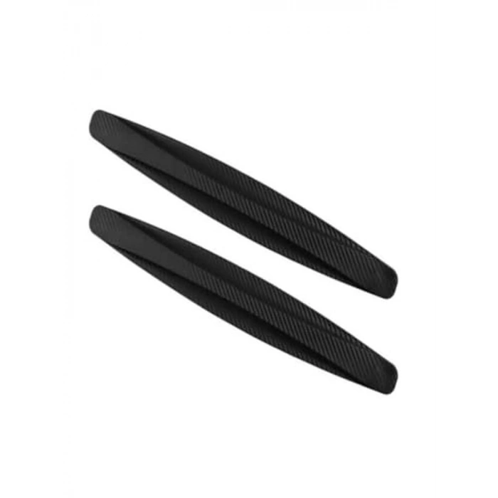 Siyah Karbon Desenli 40 cm Araba Tampon Koruyucu