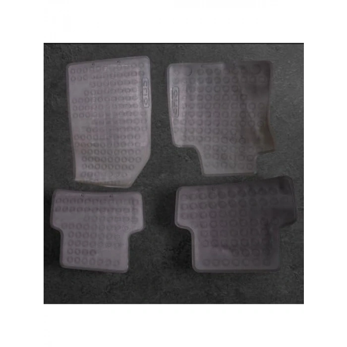 Siyah Kauçuk Paspas Seti, Kaydırmaz Taban, 4 Parça