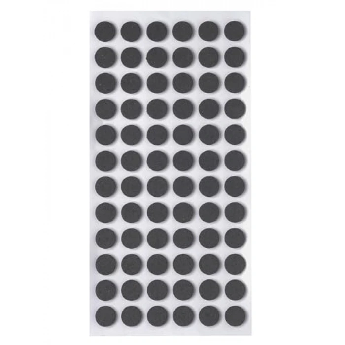 Siyah Keçe Yapışkanlı Koruma Seti, 72 Adet