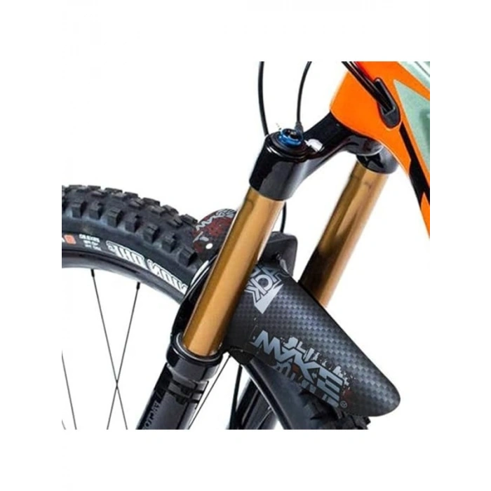 Siyah Kırmızı Çamurluk Seti, 4 Adet Kelepçe Hediyeli