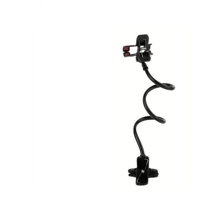 Siyah Klipsli Araç İçi Telefon Tutucu, Oynar Başlıklı
