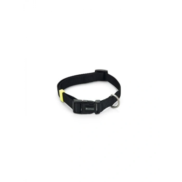 Siyah Köpek Boyun Tasması 35-50 cm 20mm Kalınlıkta