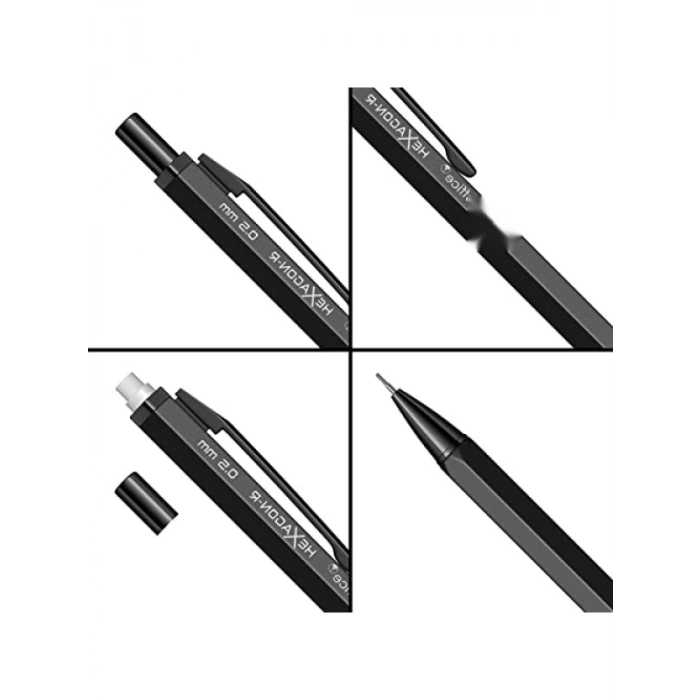 Siyah Mekanik Kurşun Kalem 0.5mm