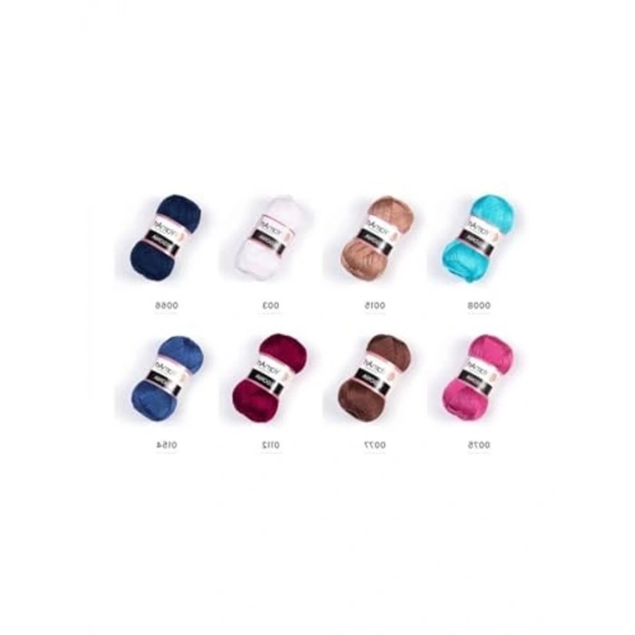 Siyah Merserize El Örgü İpi, Yarnart Begonıa Seti