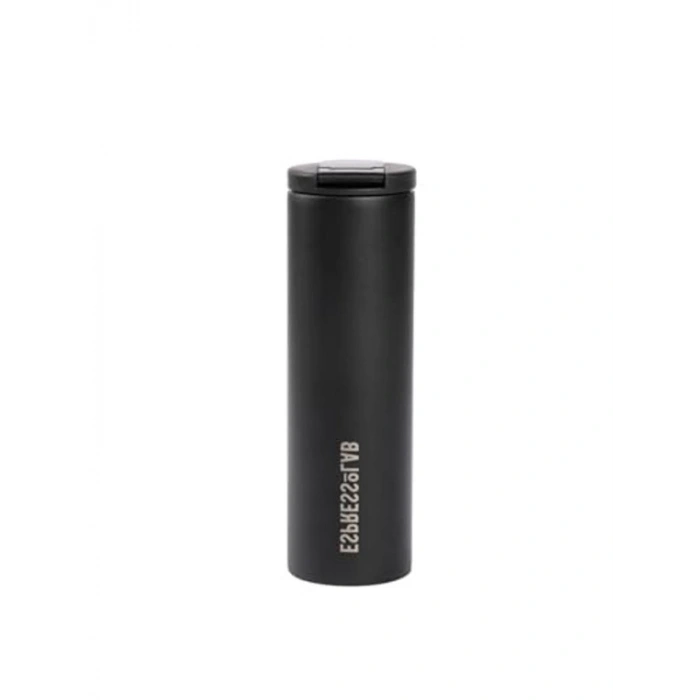 Siyah Metal Termos, 480 ml Kapasite ile Sıcak ve Soğuk Tutma Özelliği