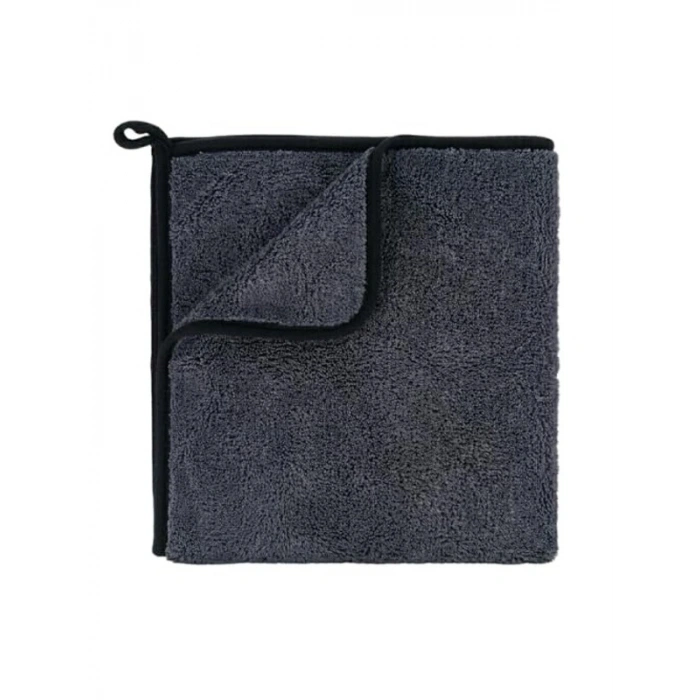 Siyah Mikrofiber Oto Temizleme Bezi - 50x70 cm, 550 GSM