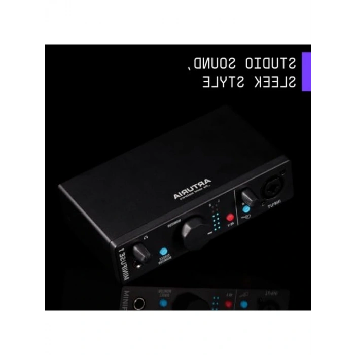 Siyah MiniFuse 1 - Çok Amaçlı Ses Arayüzü ile Yüksek Performans