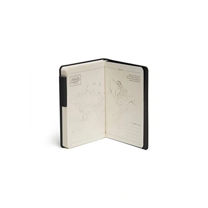 Siyah Not Defteri 9.5 x 13.5 cm