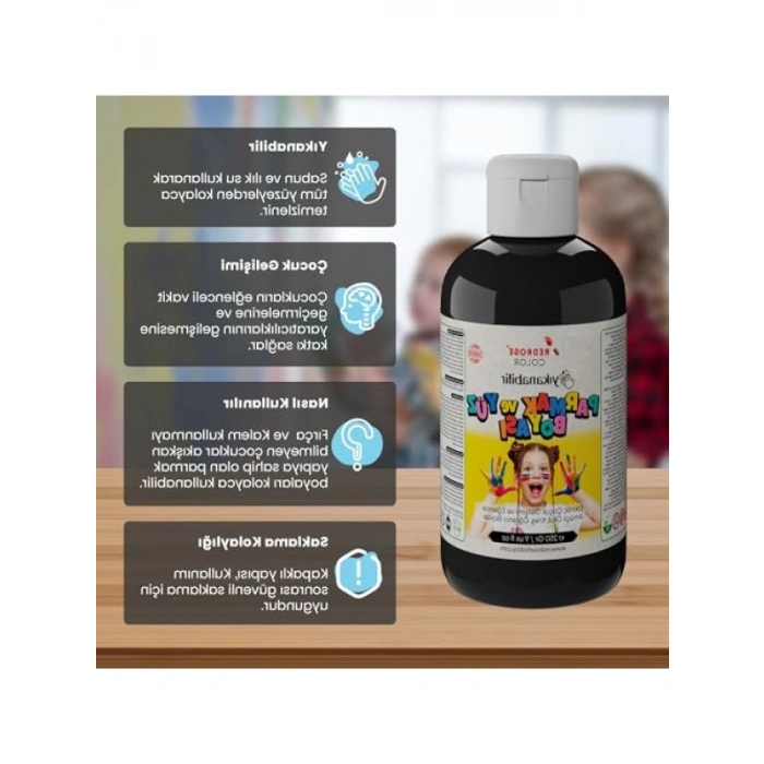 Siyah Parmak Boyası 250gr