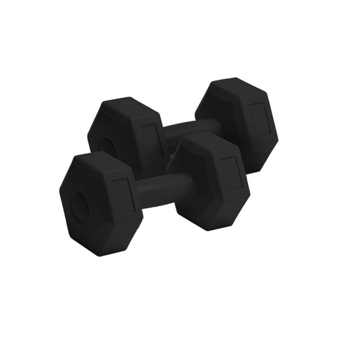 Siyah Plastik Dambıl Ağırlık Seti, Evde Kullanım için