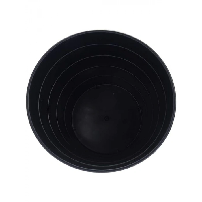 Siyah Polipropilen Çöp Kutusu, 28 x 28 x 28 cm Ebatlarında