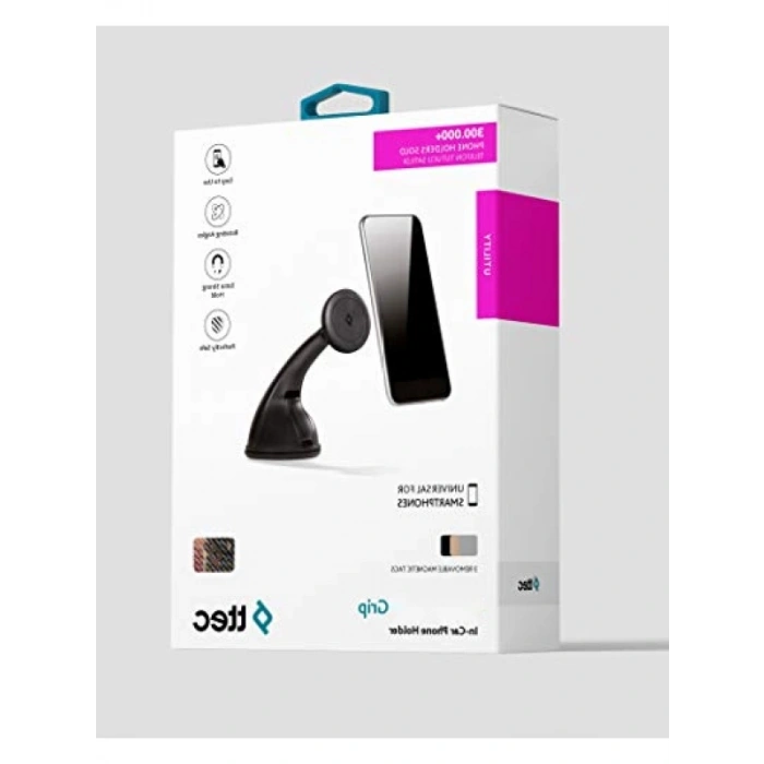 Siyah Renk Manyetik Araç İçi Telefon Tutucu