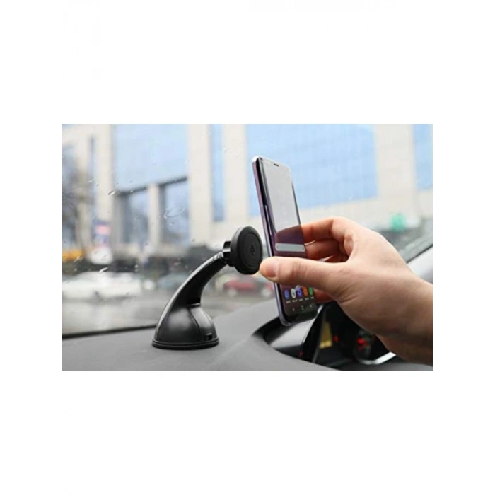 Siyah Renk Manyetik Araç İçi Telefon Tutucu