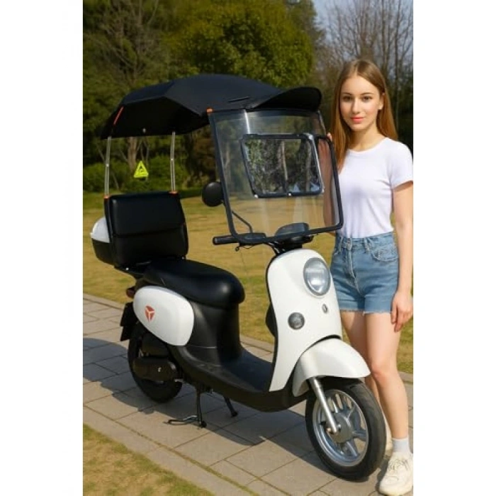 Siyah Renk Motorsiklet Tentesi