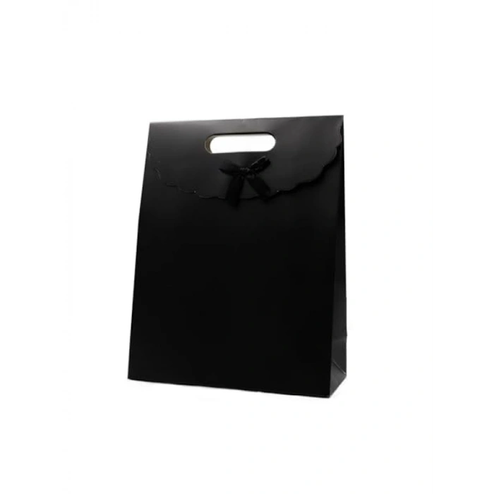 Siyah Renkli 24x31 cm Karton Zarf Model Hediye Kutusu