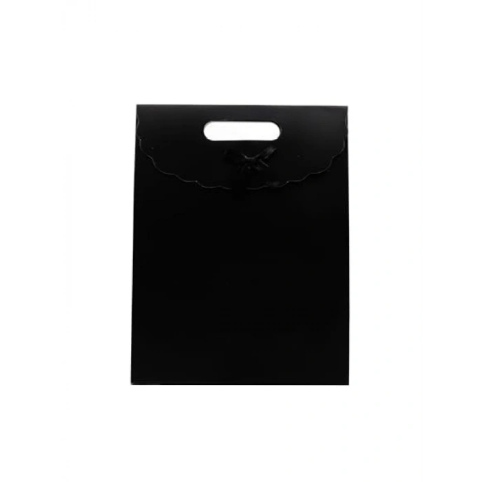 Siyah Renkli 24x31 cm Karton Zarf Model Hediye Kutusu