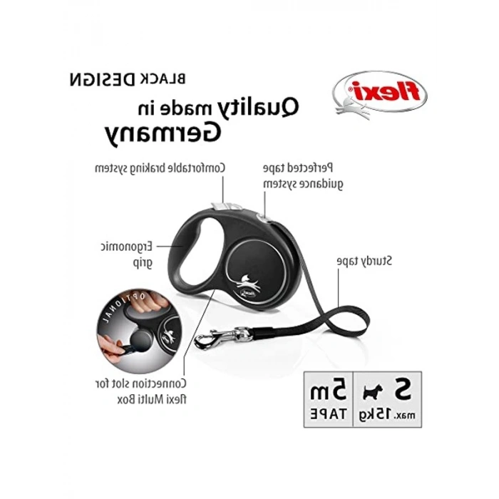 Siyah Renkli 5MT Şerit Tasma - S Beden