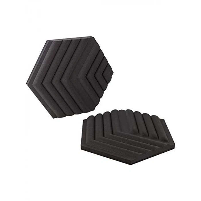Siyah Renkli Akustik Panel Başlangıç Seti, Wave Tasarımı