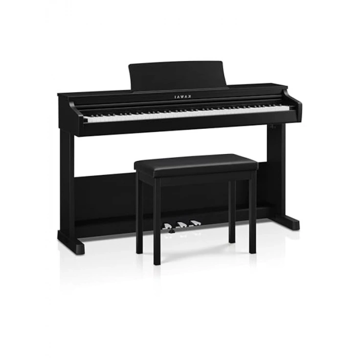 Siyah Renkli Dijital Piyano, Modern Tasarım