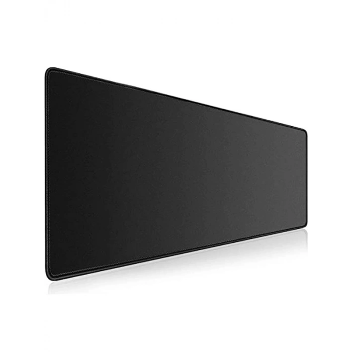 Siyah Renkli Gaming Mouse Pad, 70x30 cm Boyutunda Dikişli Kenar Tasarımı ile Konforlu Kullanım