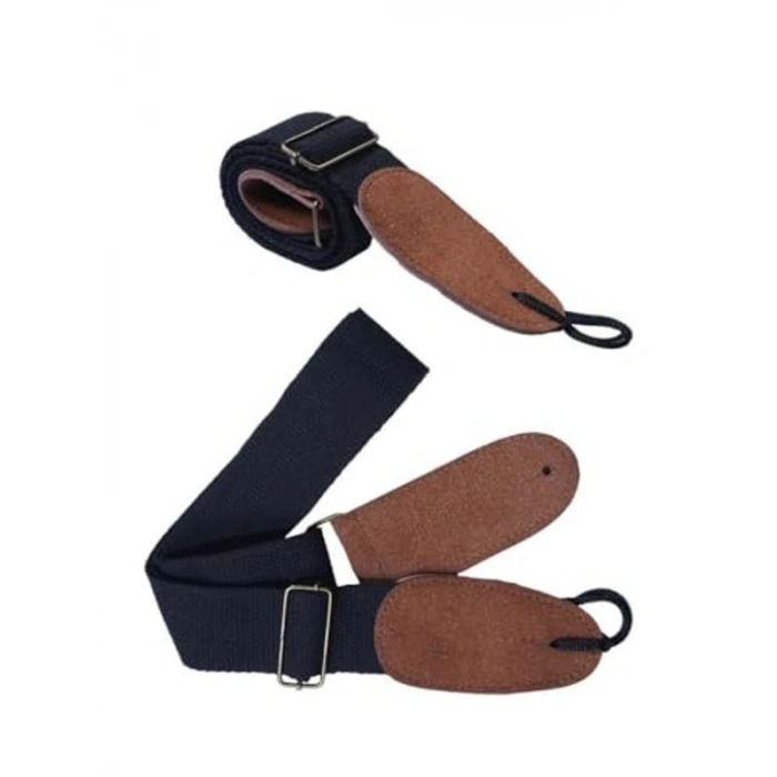 Siyah Renkli Gitar Askısı, 5 mm Genişlik ile Rahat Kullanım